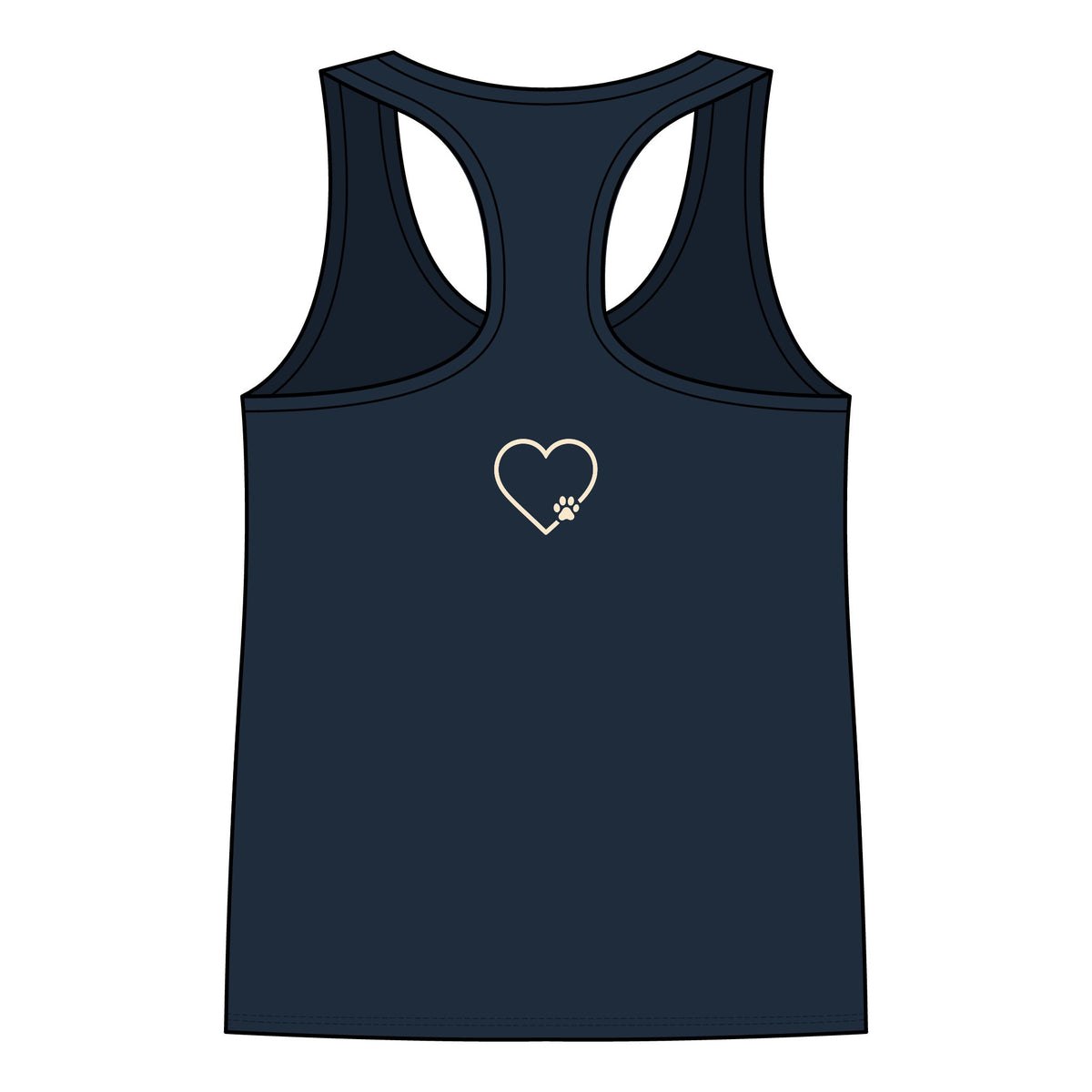 Women's 'Amore' Heart Graphic Racerback Tank Top