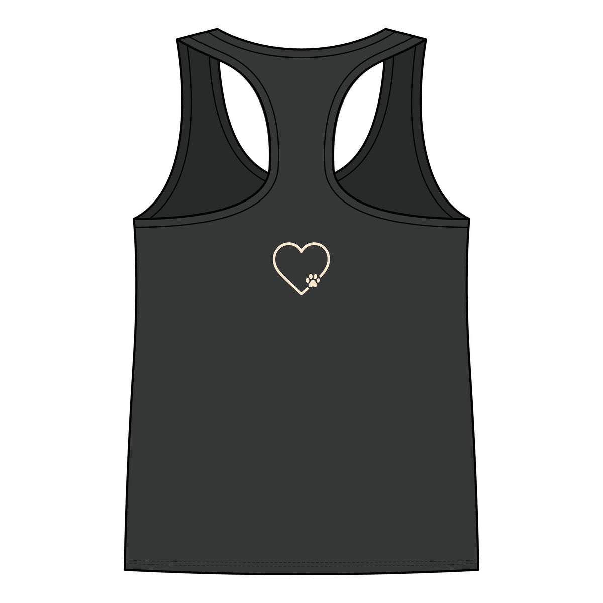 Women's 'Amore' Heart Graphic Racerback Tank Top