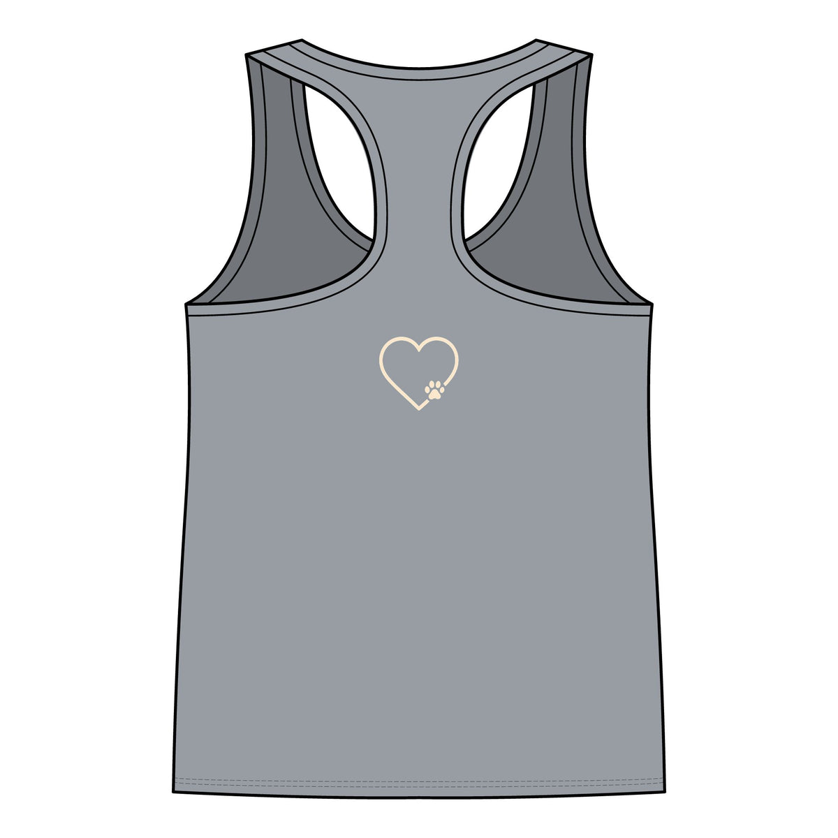 Women's 'Amore' Heart Graphic Racerback Tank Top