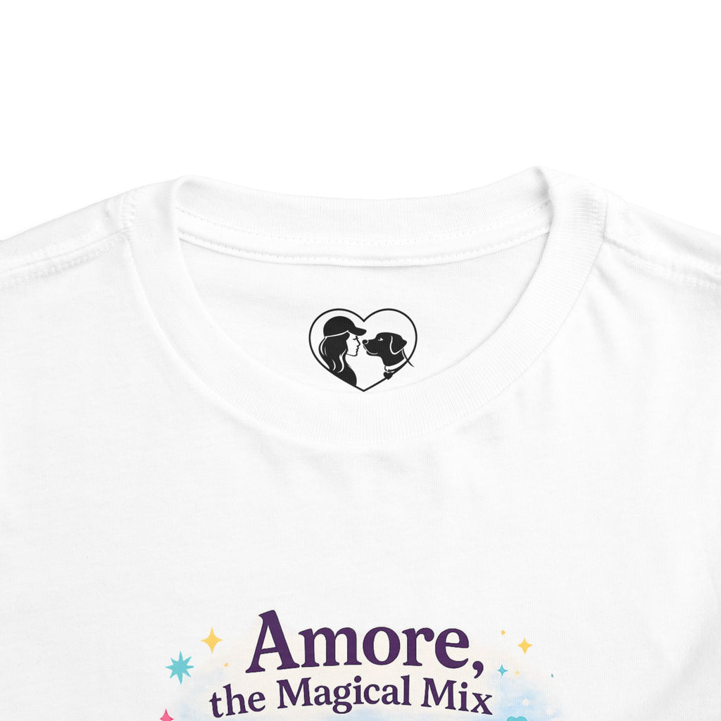 Toddler Tee "Amore the Magical Mix" Puppy Love Beach Shirt