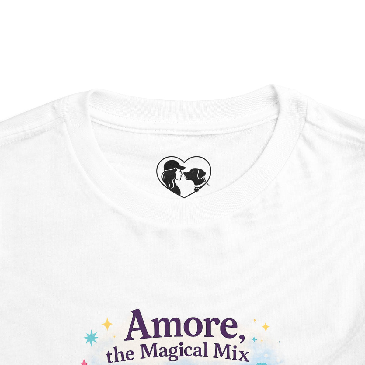 Toddler Tee "Amore the Magical Mix" Puppy Love Beach Shirt