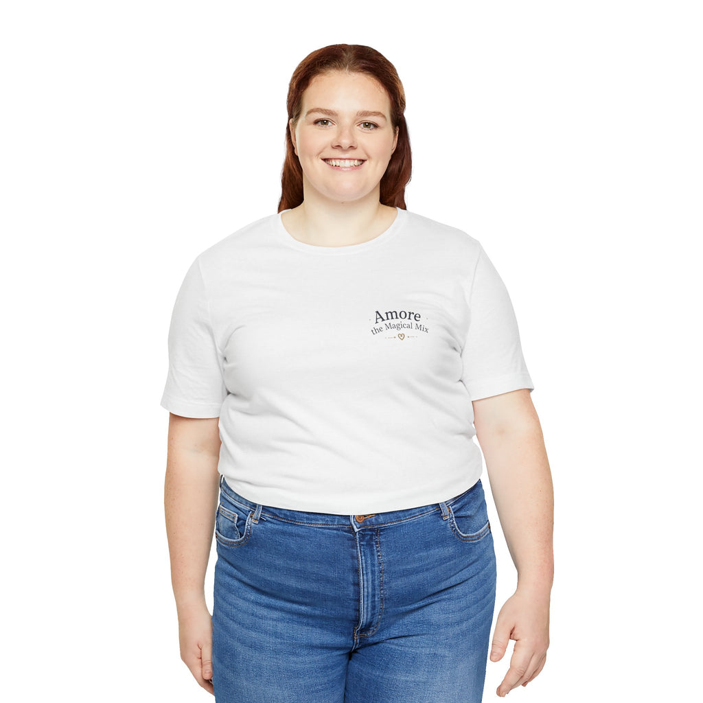 Adult T-Shirt Amore the Magical Mix Signature & Character Logos