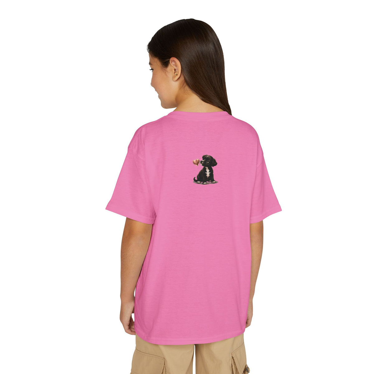 Kids Strawberry Fruit T-Shirt Amore Puppy Graphic