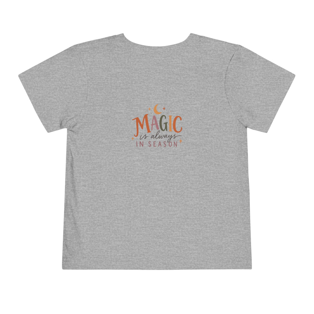 Toddler Tee "Magic Is Always In Season" Puppy & Moon Graphic