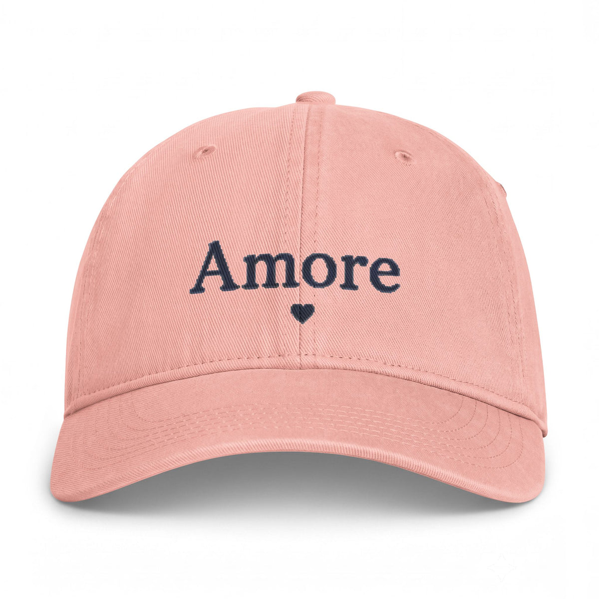 Amore Embroidered Coastal Style Baseball Hat