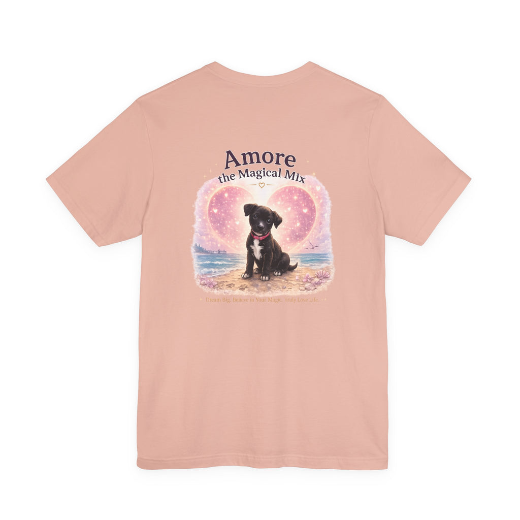 Adult T-Shirt Amore the Magical Mix Signature & Character Logos
