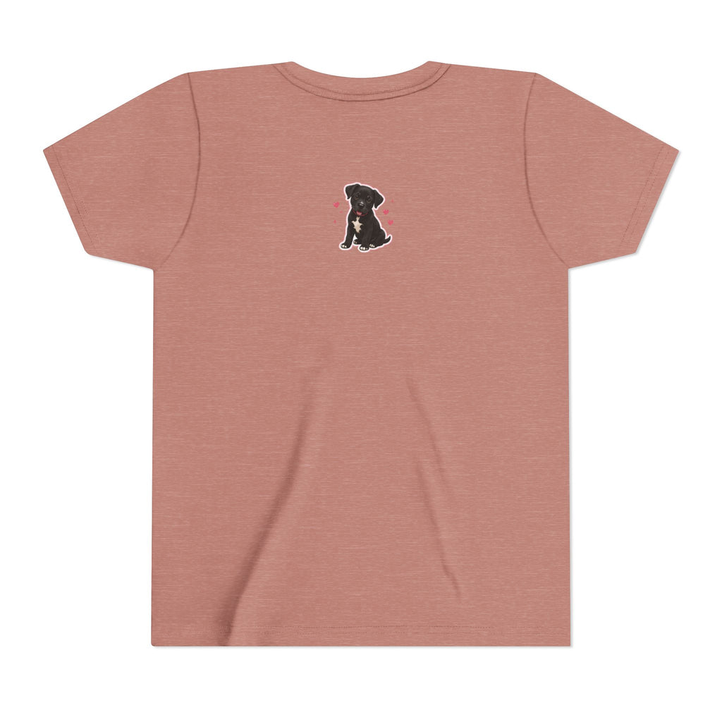 Youth Girls Smart and Sassy Pink & Purple Amore Graphic T-Shirt
