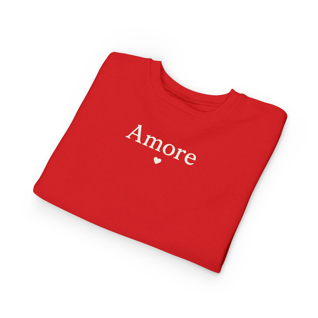 Toddler Amore Sweatshirt Heart Paw Graphic