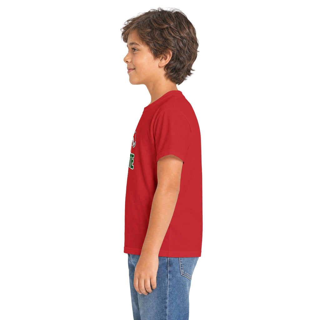 Kids Tee — "Santa's Favorite (ish)" Christmas Shirt