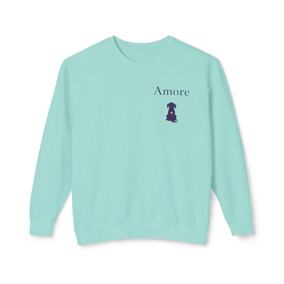 Adult Chase Sunsets Crewneck Sweatshirt Amore Silhouette Graphic