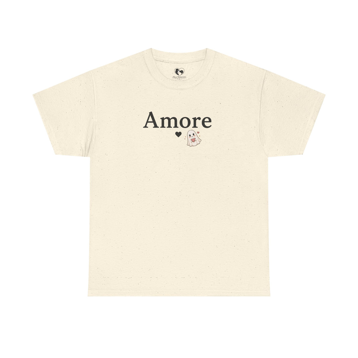 Women's Amore Halloween Icon Palm Trees & Pumpkin Spice Graphic T-Shirt