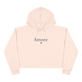 Amore Adult Cropped Hoodie - Pastel “DREAM. BELIEVE. LOVE.” Back