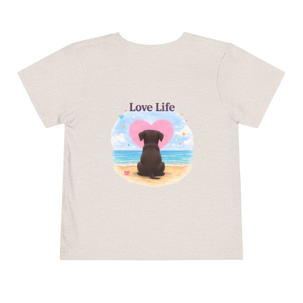 Toddler Tee "Amore the Magical Mix" Puppy Love Beach Shirt