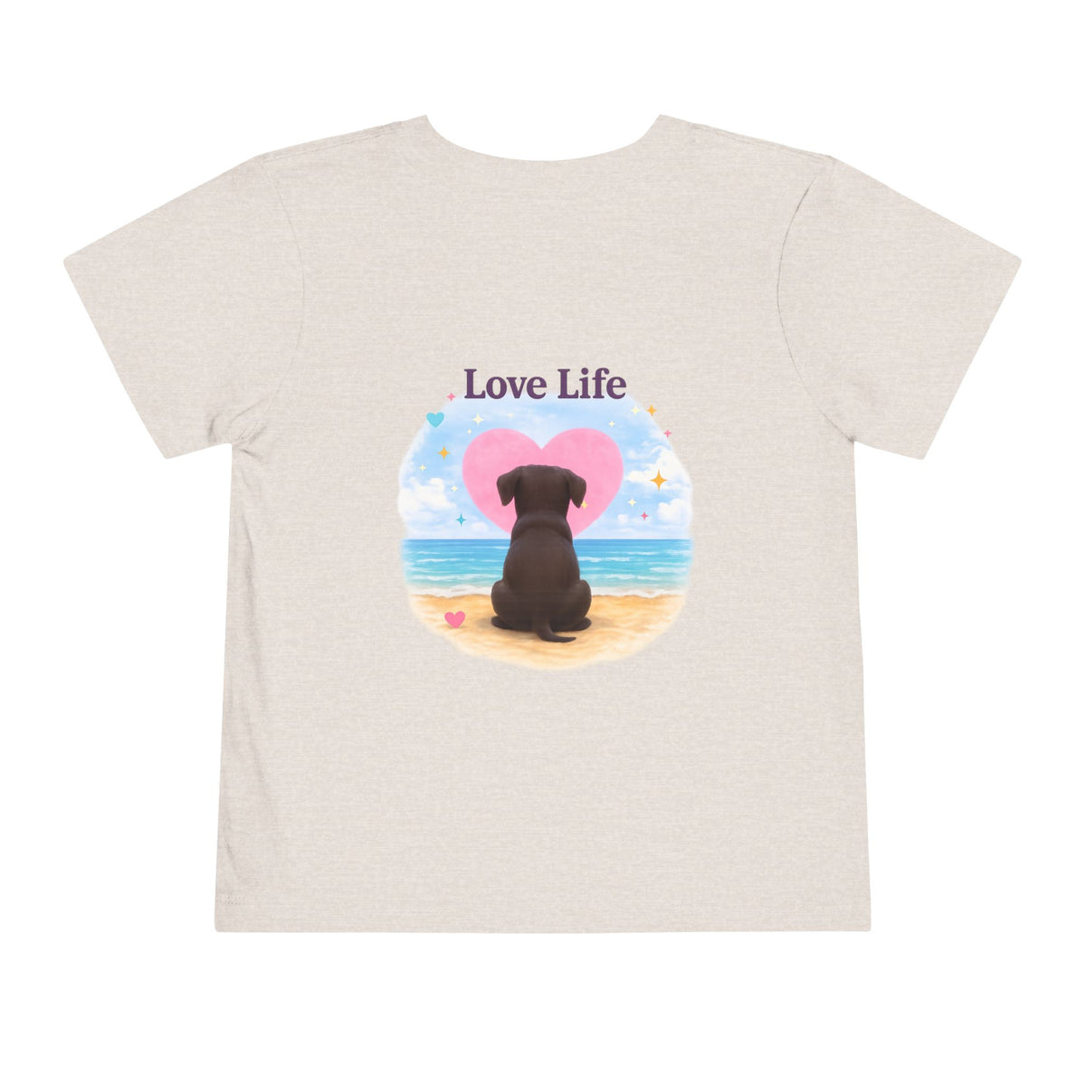 Toddler Tee "Amore the Magical Mix" Puppy Love Beach Shirt