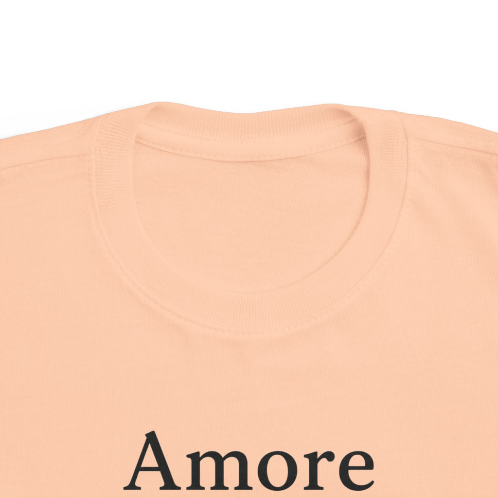Amore Halloween Pumpkin Beach Sunset Graphic Toddler T-Shirt