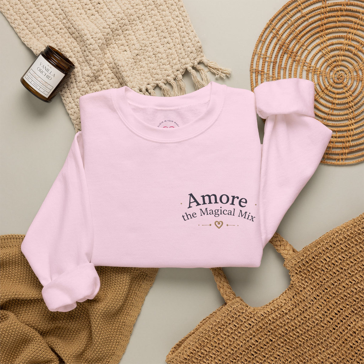 Women's Amore Magical Mix Crewneck Sweatshirt Heart Dreamer Design