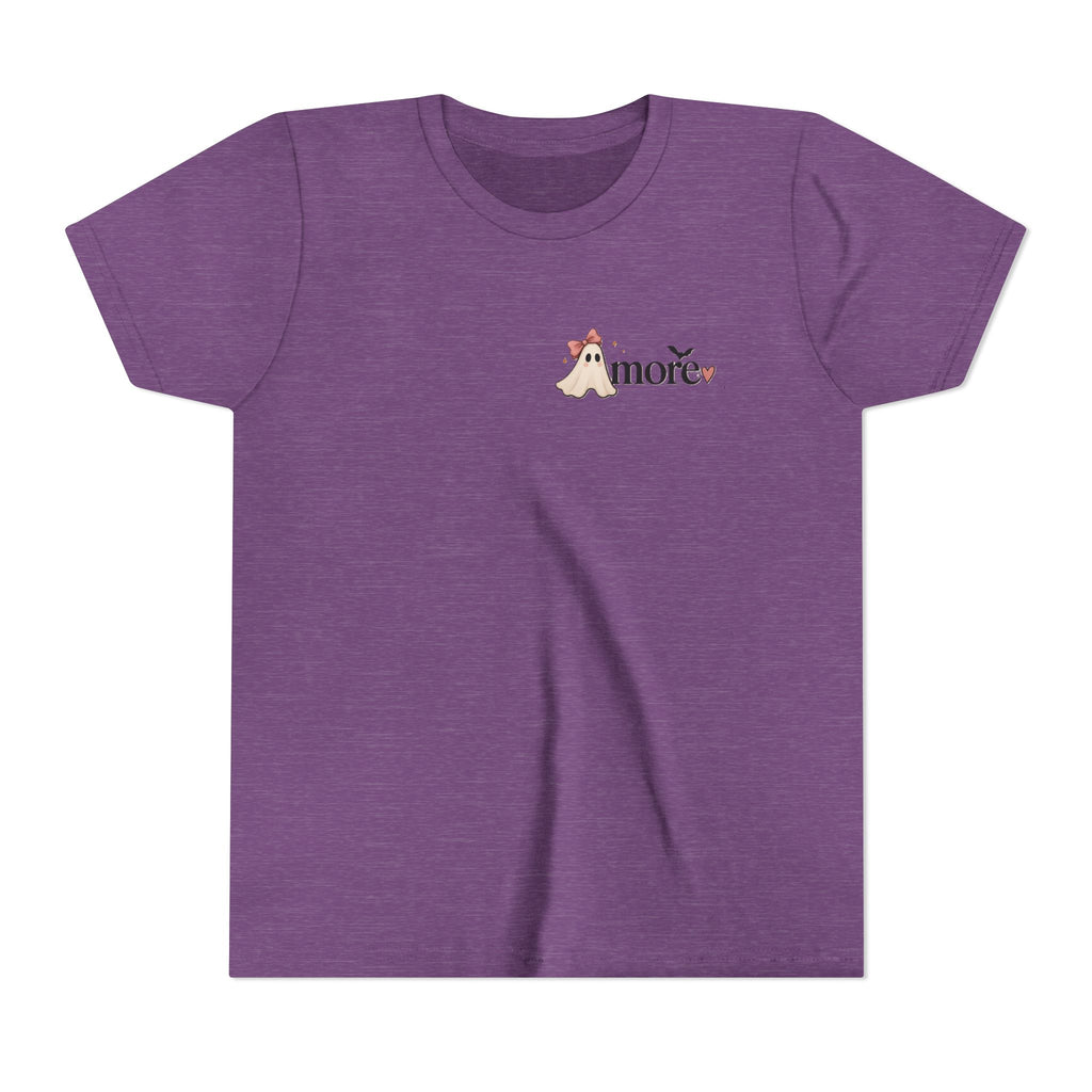 Youth Tee 'Amore' Puppy Ghost Graphic Shirt (Boo-tiful Pup Back)