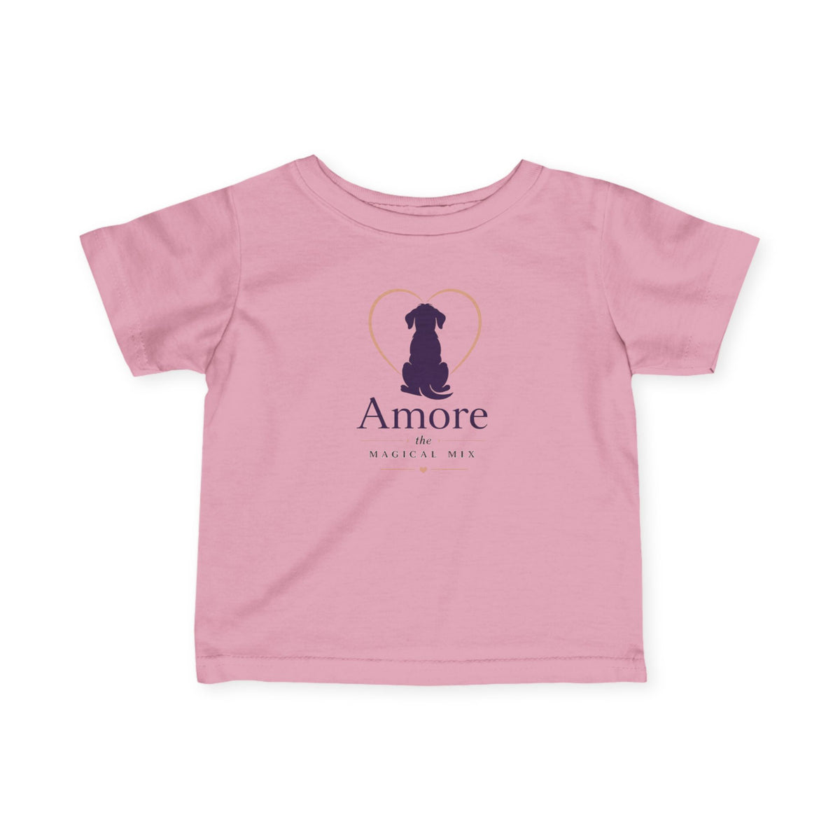 Infant Tee "Amore the Magical Mix" Puppy Heart Baby Shirt