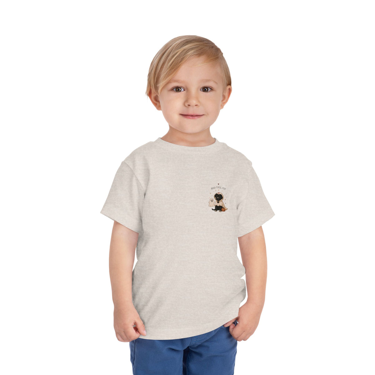 Toddler Tee "Magic Is Always In Season" Puppy & Moon Graphic