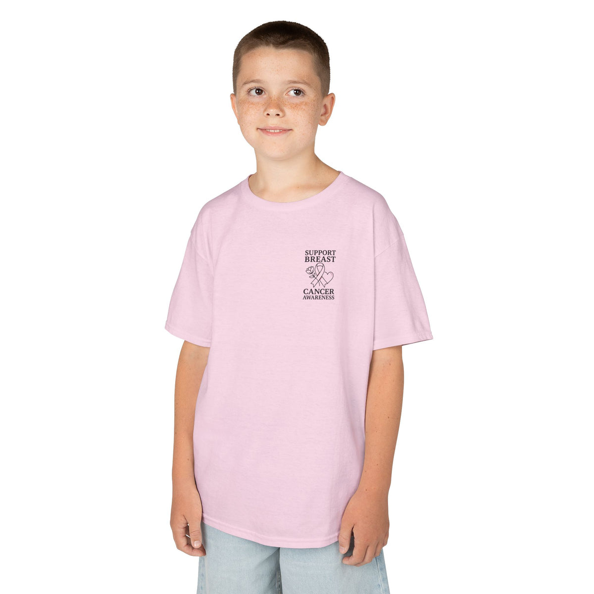 Kids Team Amore Heart Logo (Support Breast Cancer Awareness)