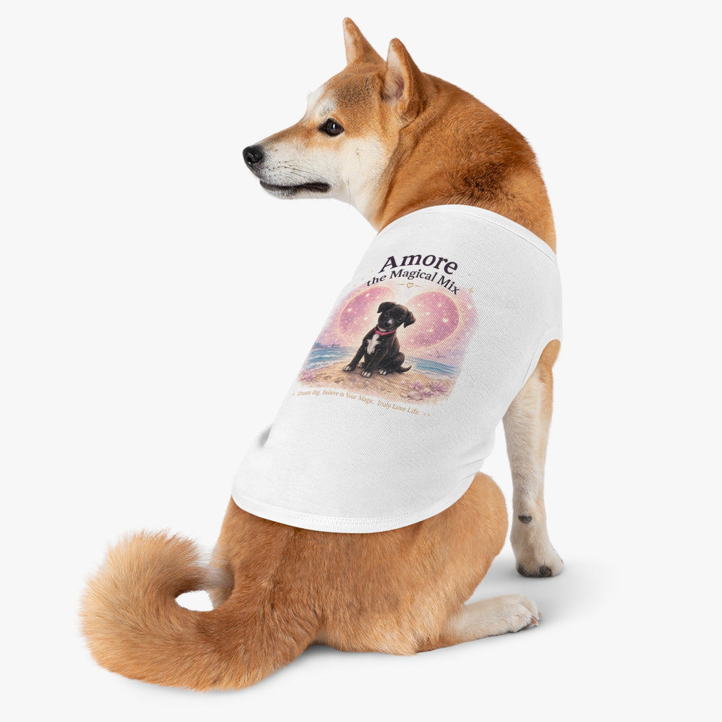 Dog Tank Amore the Magical Mix Character Logo
