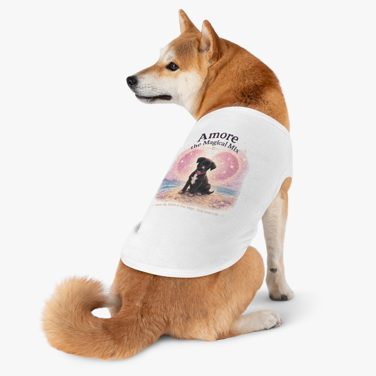 Dog Tank Amore the Magical Mix Character Logo