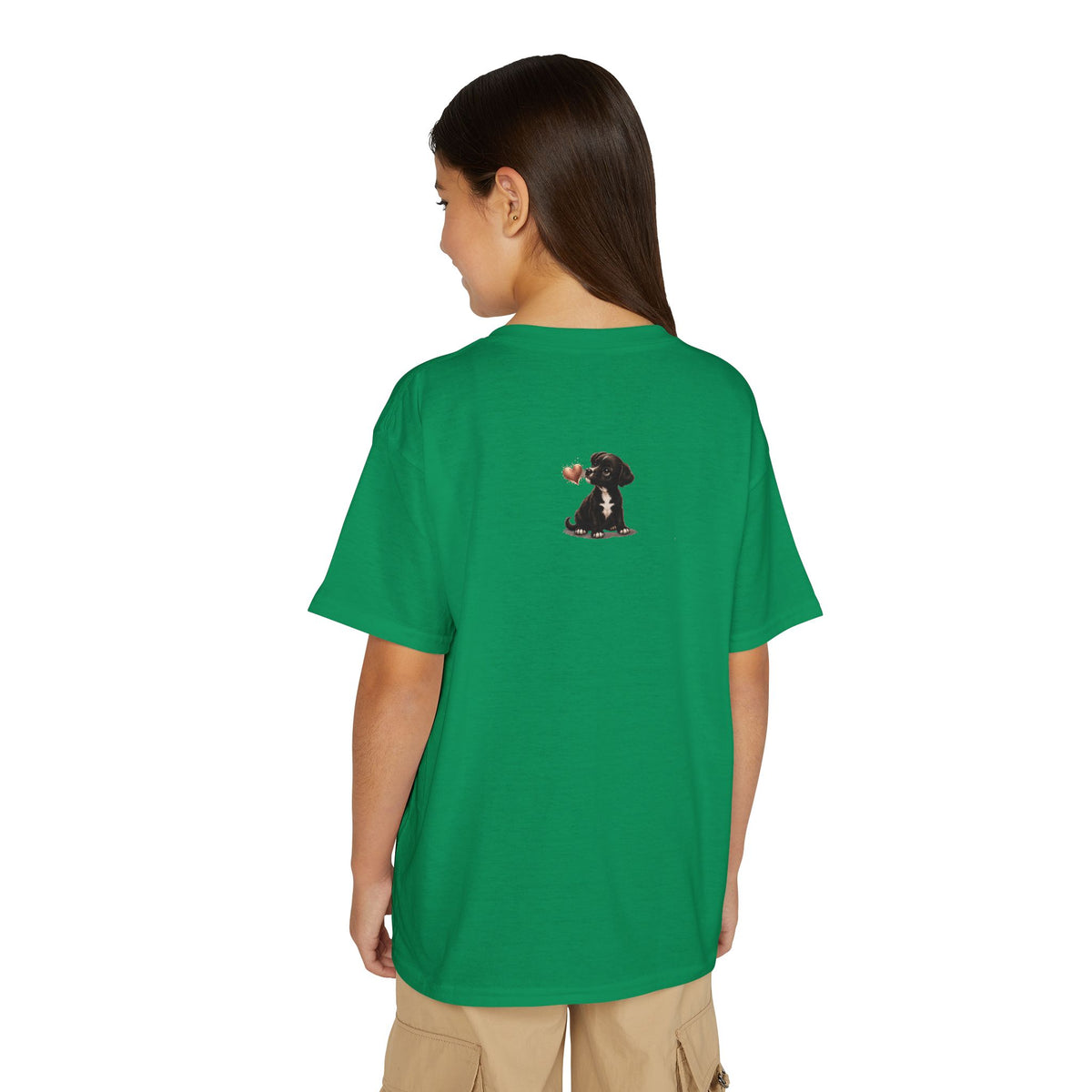 Kids Strawberry Fruit T-Shirt Amore Puppy Graphic