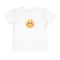 Toddler T-Shirt Smiley Face Be Happy. Be You. Backprint