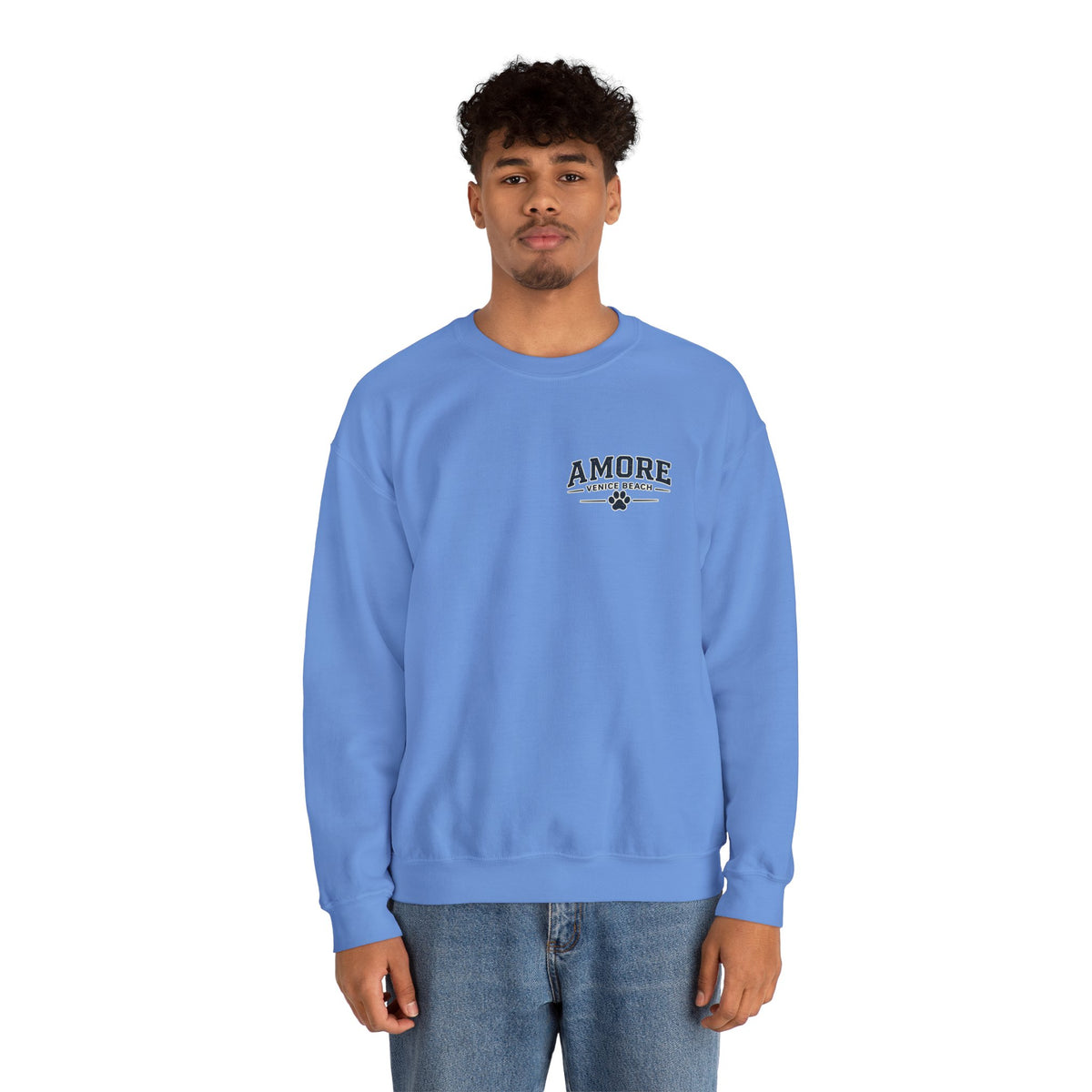 Unisex Adult Amore Venice Beach Sweatshirt |Streetwear Graphic
