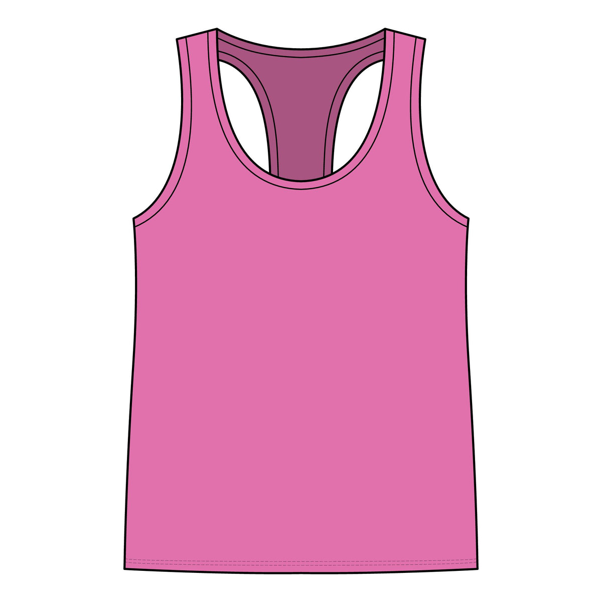 Women's 'Amore' Heart Graphic Racerback Tank Top