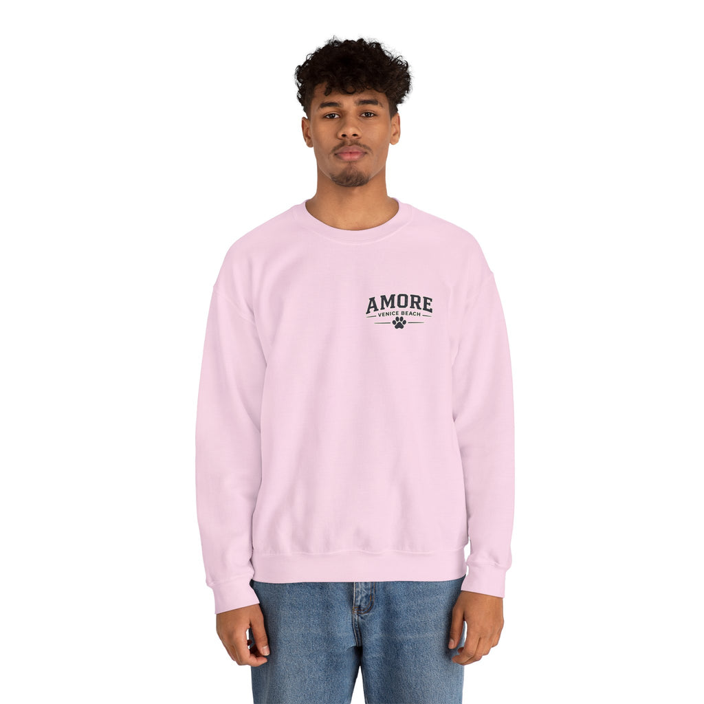 Unisex Adult Amore Venice Beach Sweatshirt |Streetwear Graphic