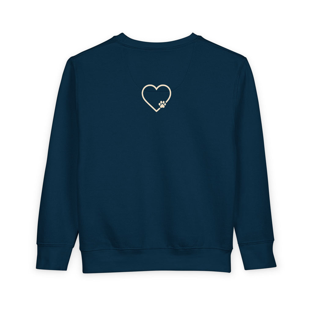 Toddler Amore Sweatshirt Heart Paw Graphic