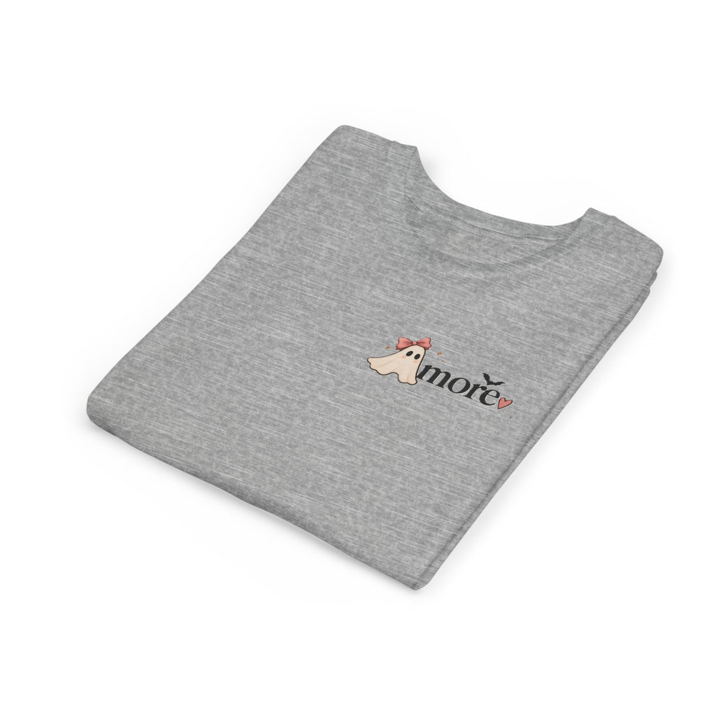 Youth Tee 'Amore' Puppy Ghost Graphic Shirt (Boo-tiful Pup Back)
