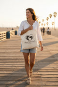 Canvas Tote Bag Amore Valenti & Co. Logo