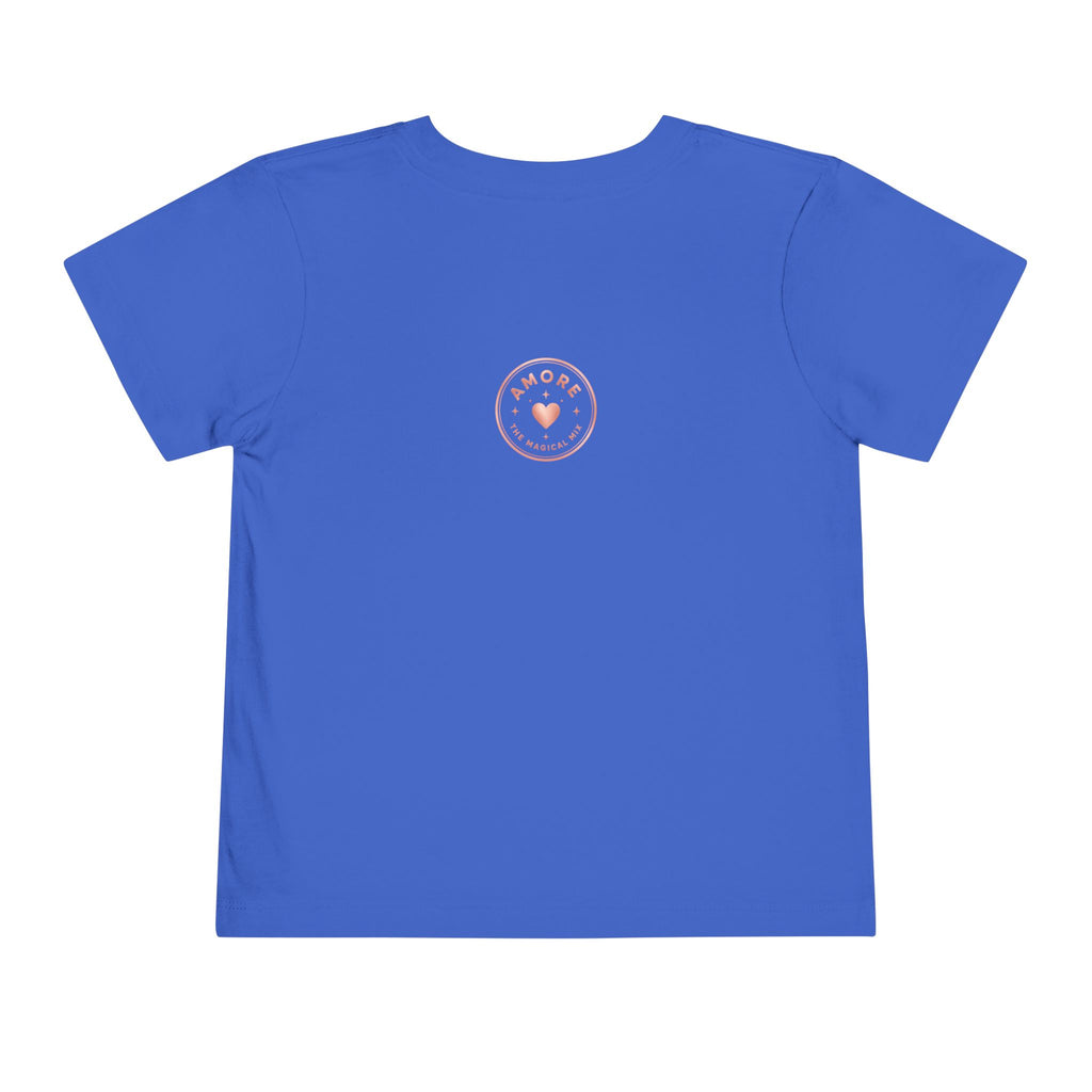 Toddler Rainbow with Heart Clouds T-Shirt