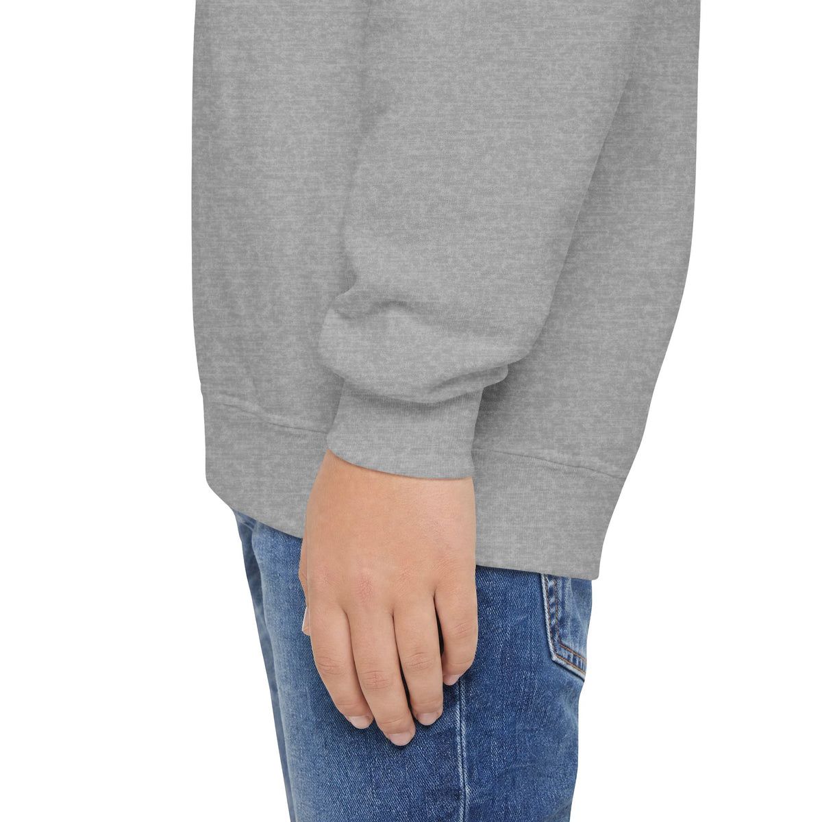 Amore Youth Crewneck Sweatshirt Heart Paw Graphic
