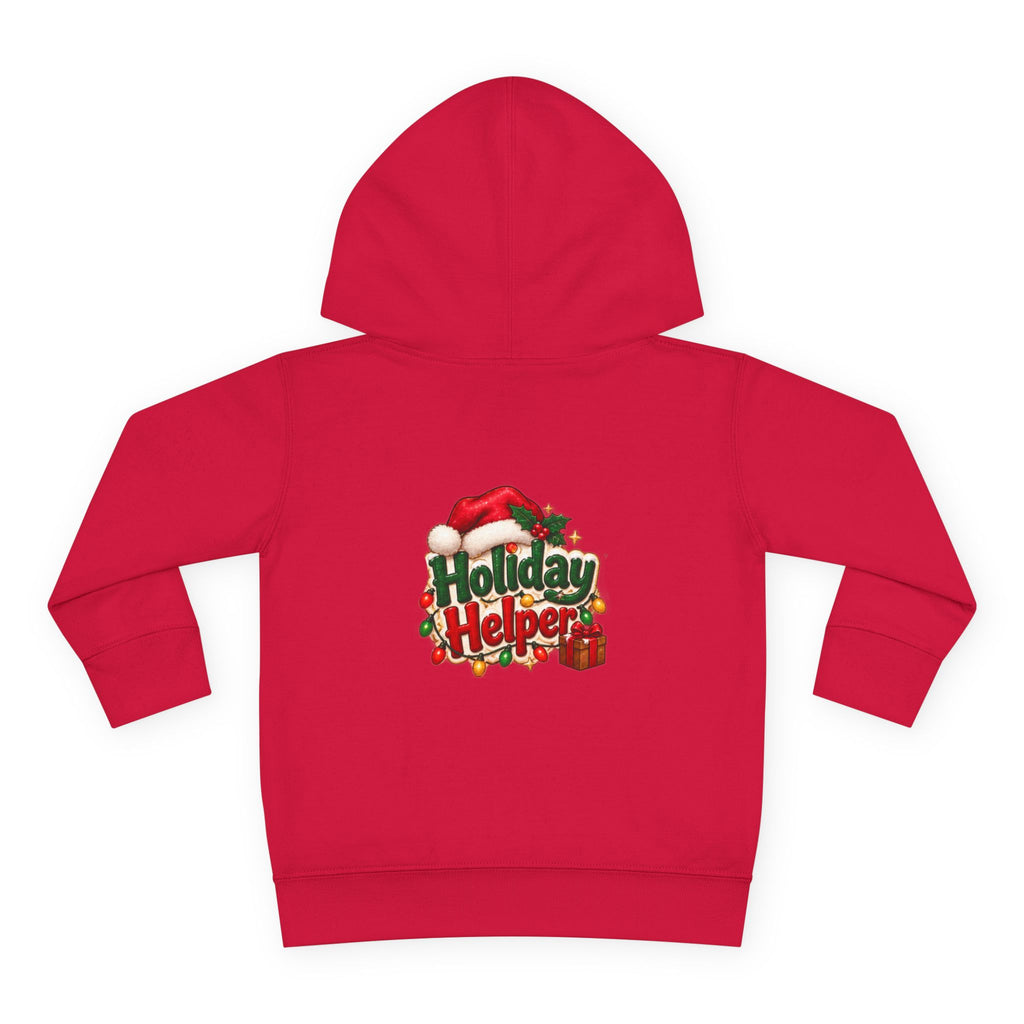 Toddler Hoodie – Holiday Helper Santa Christmas Pullover