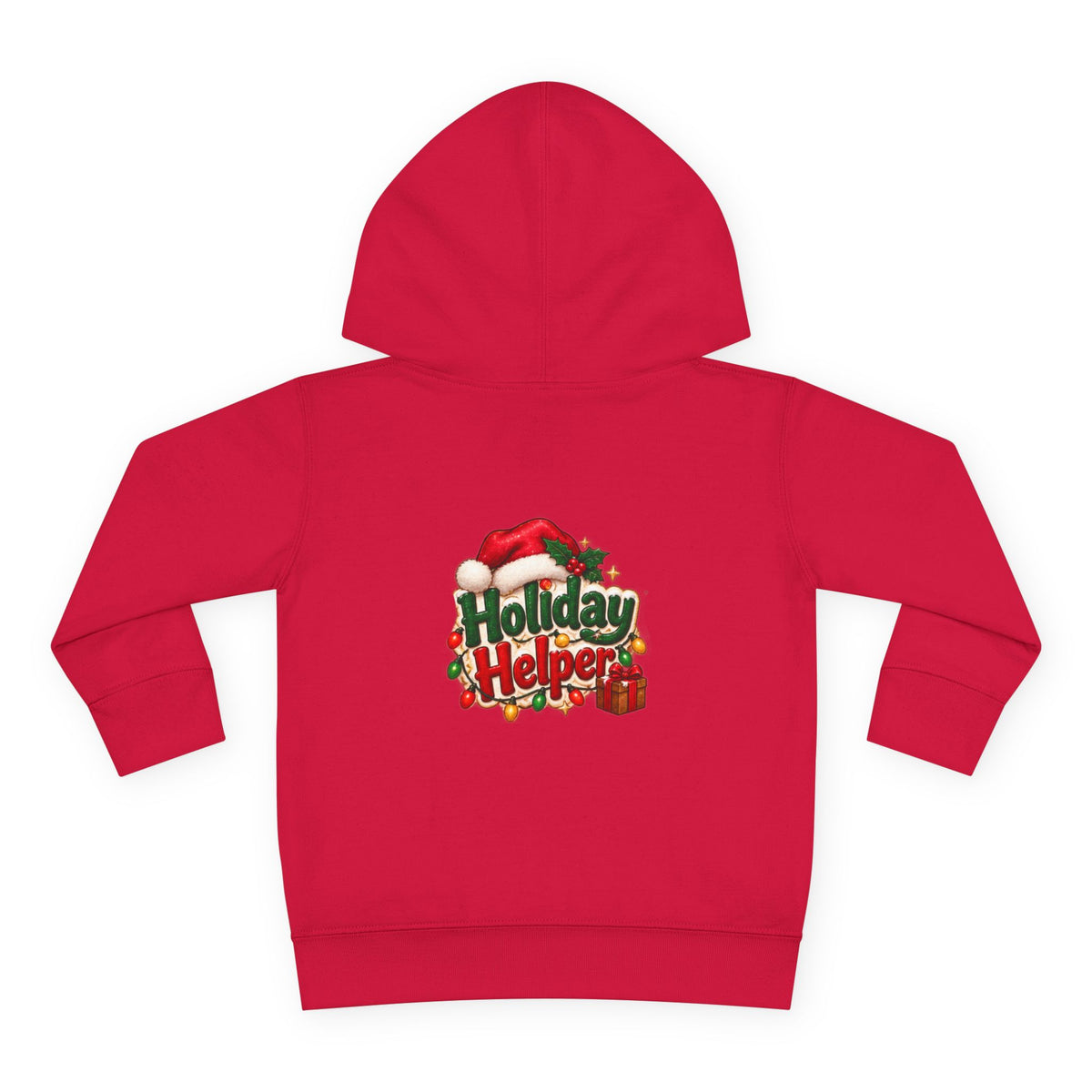 Toddler Hoodie – Holiday Helper Santa Christmas Pullover
