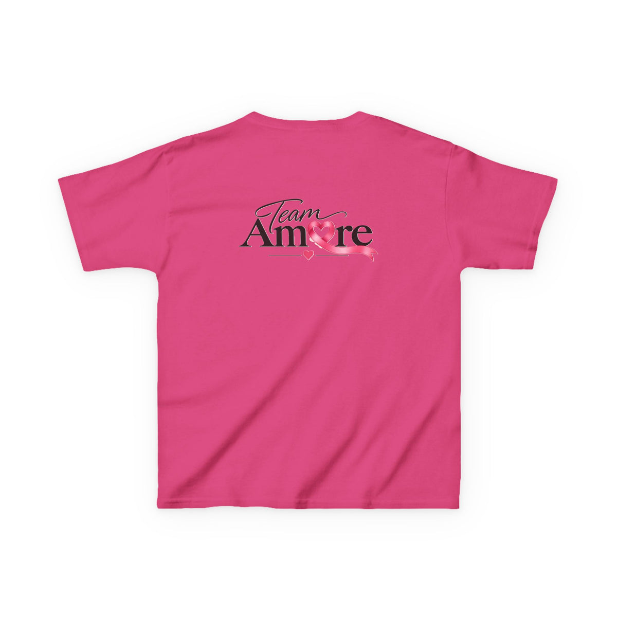 Kids Team Amore Heart Logo (Support Breast Cancer Awareness)
