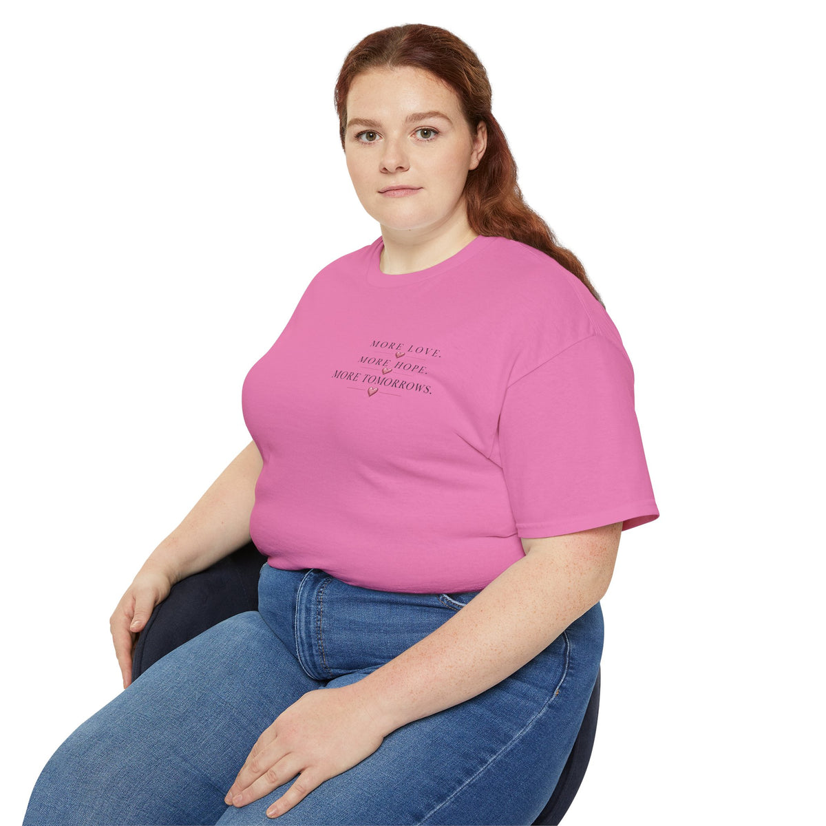Team Amore Tee — "More Love, More Hope, More Tomorrow" Breast Cancer Awareness Shirt