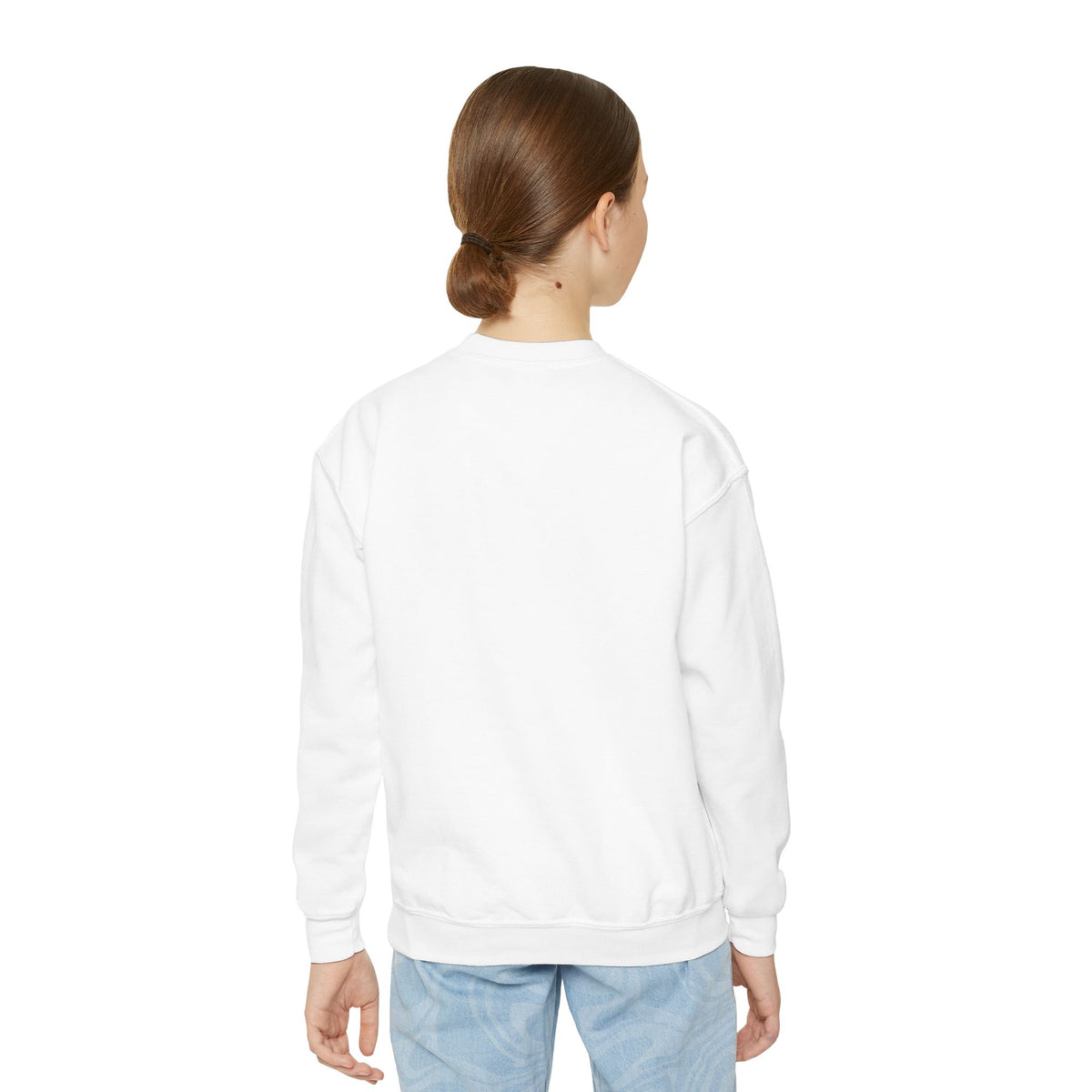 Youth Santa Paws Crewneck Sweatshirt - Dog Lover Design