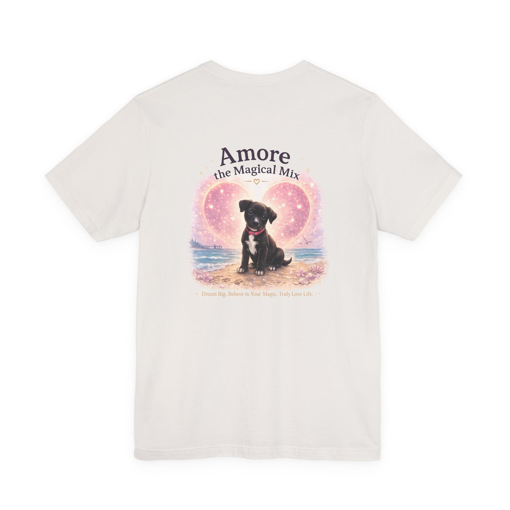 Adult T-Shirt Amore the Magical Mix Signature & Character Logos