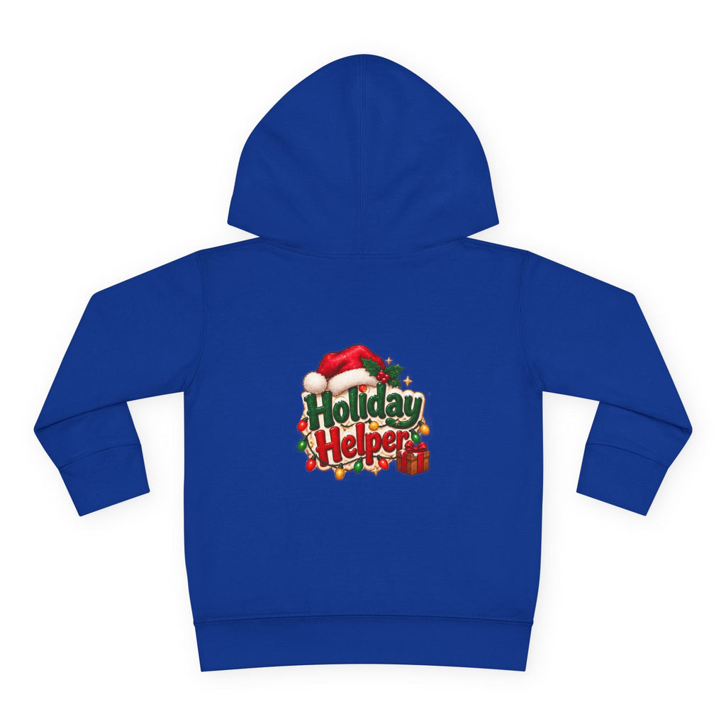 Toddler Hoodie – Holiday Helper Santa Christmas Pullover