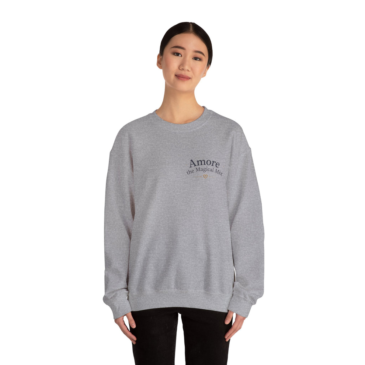 Women's Amore Magical Mix Crewneck Sweatshirt Heart Dreamer Design