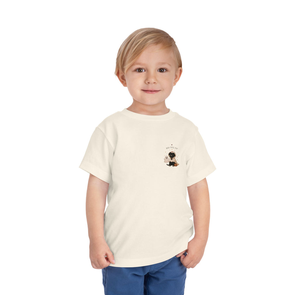 Toddler Tee "Magic Is Always In Season" Puppy & Moon Graphic