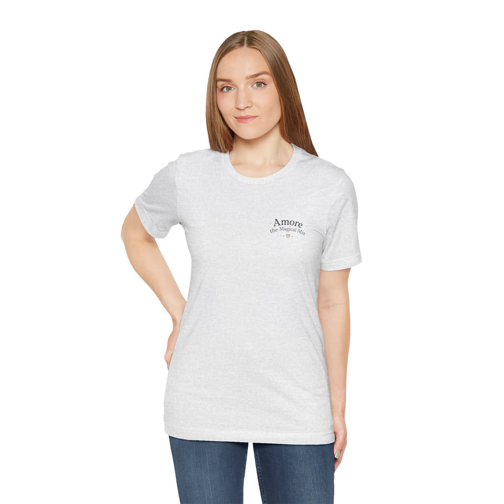 Adult T-Shirt Amore the Magical Mix Signature & Character Logos