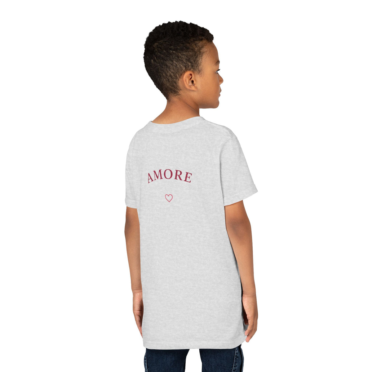 Amore Heart Graphic Youth T-Shirt