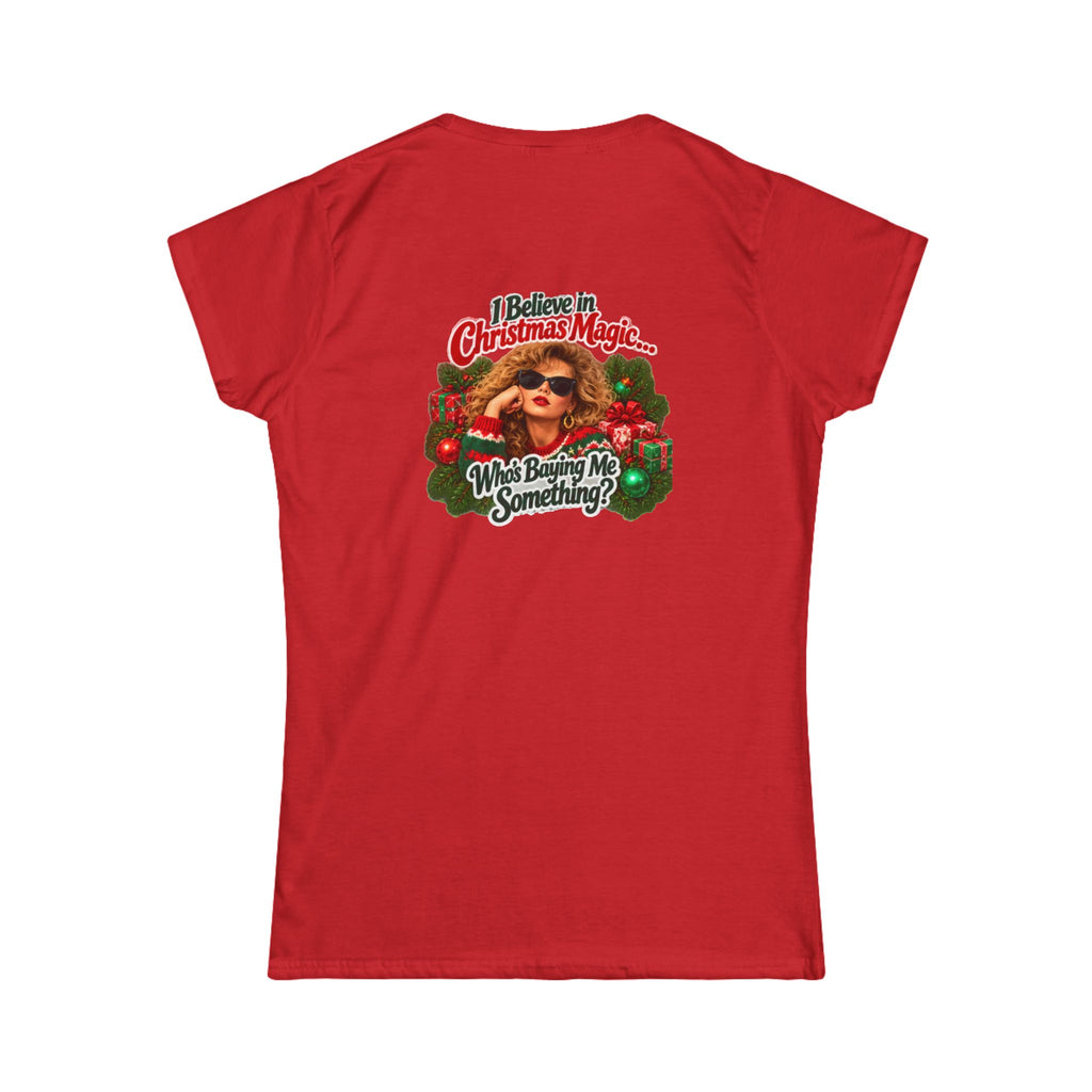 Women's Tee — "Making Christmas Magical-ish" 90s Nostalgia Back-Print