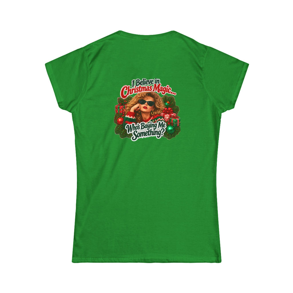 Women's Tee — "Making Christmas Magical-ish" 90s Nostalgia Back-Print