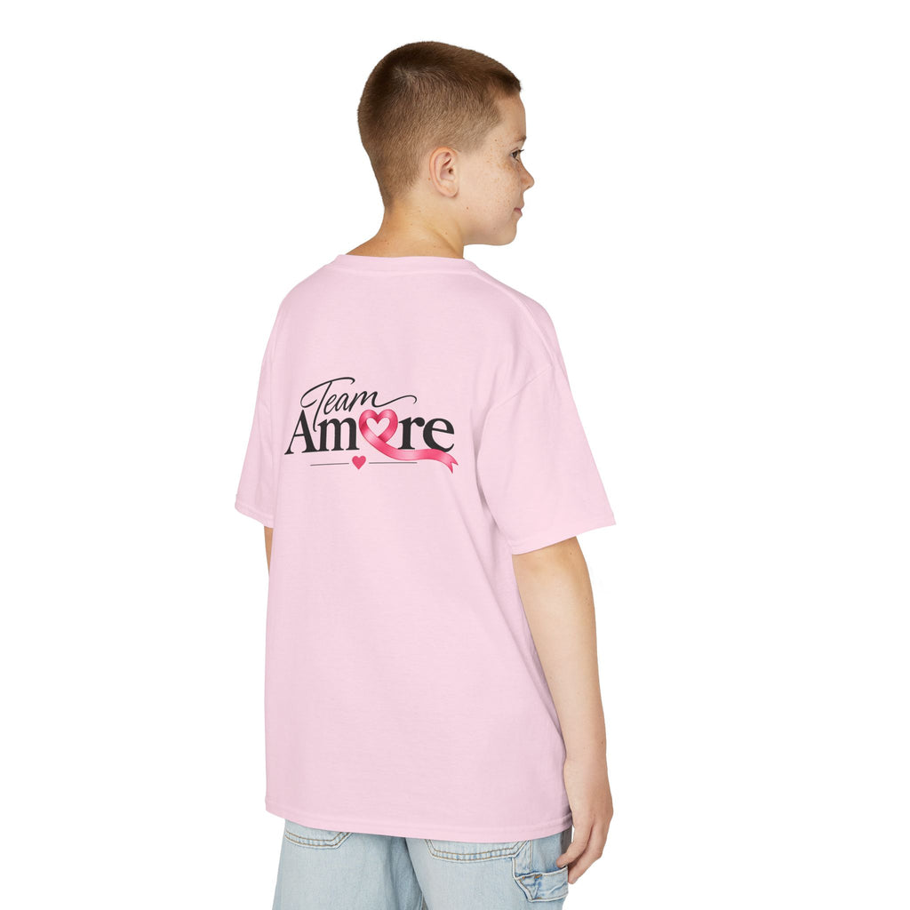 Kids Team Amore Heart Logo (Support Breast Cancer Awareness)